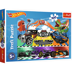 Trefl 100 - Speeding cars / Hot Wheels