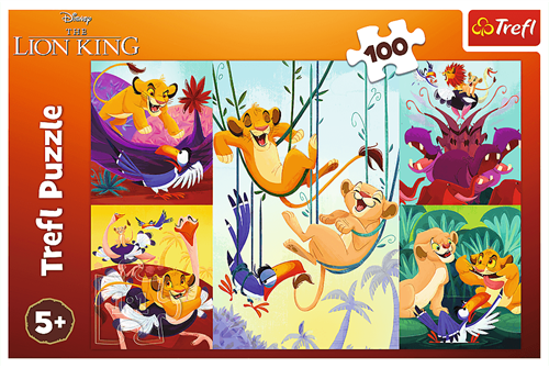 Trefl 100 - Brave King of the jungle / Disney Lion King-3