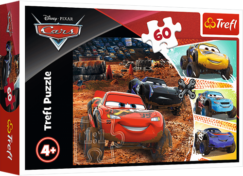 Trefl 60 - Lightning McQueen with friends / Disney Cars 3