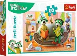 Trefl 60 - Reading books together / KAZSTUDIO SA The Treflik Family