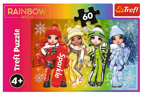 Trefl 60 - Joyful dolls / MGA Rainbow high-3