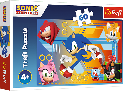 Trefl 60 - Sonic in action / SEGA Sonic The Hedgehog