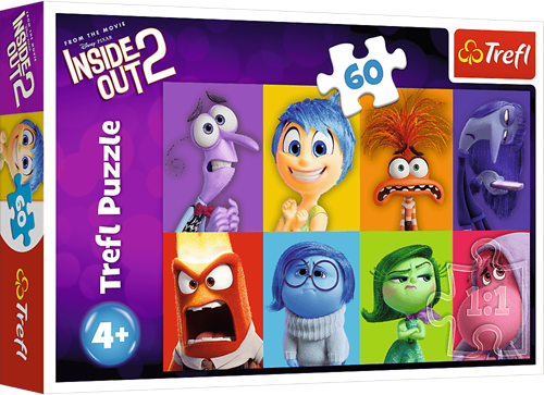 Trefl 60 - Know your emotions / Disney Inside Out 2