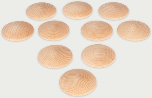 Tickit Natuurlijke Houten Schijven