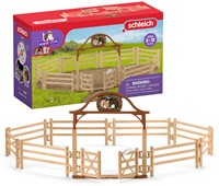 Schleich Horse Club Paardenwei met toegangspoort-2