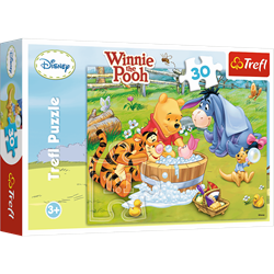 Trefl 30 - Piglet is taking a bath / Disney Winnie the Pooh