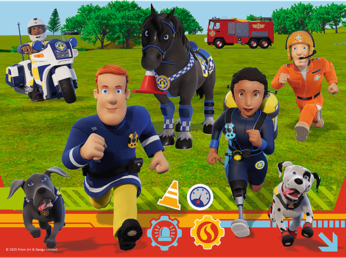 Trefl 30 - Ready to help / Prism A&D Fireman Sam-2