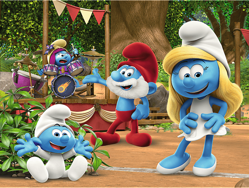 Trefl 30 - Smurfette and Smurfs /  The Smurfs-2