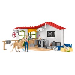 Schleich Farm World Dierenartspraktijk met huisdieren