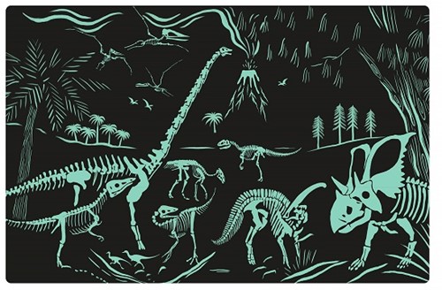 APLI - Glow In The Dark Dinosaurussen 60 stuks-3