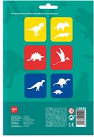 APLI - Dinosaurus Stencils 6 Stuks-2