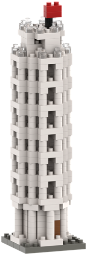 BRIXIES Scheve Toren van Pisa - 494 st