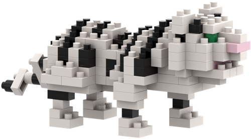 BRIXIES Witte Tijger - 155 st