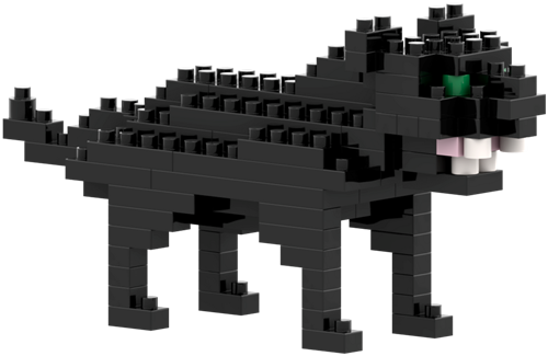 BRIXIES Zwarte Panter - 105 st