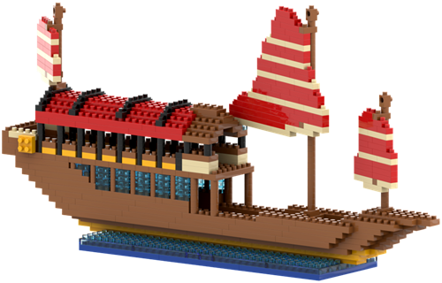 BRIXIES Grote Drakenboot Advance - 670 st