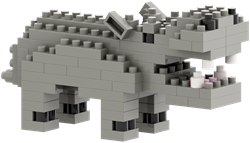 BRIXIES Nijlpaard - 109 st