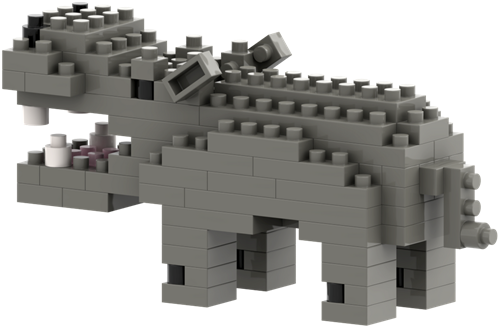 BRIXIES Nijlpaard - 109 st-2