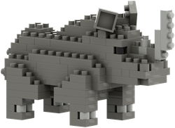 BRIXIES Neushoorn - 115 st