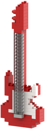 BRIXIES Elektrische gitaar rood - 115 st-2