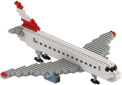 BRIXIES Vliegtuig - 246 st