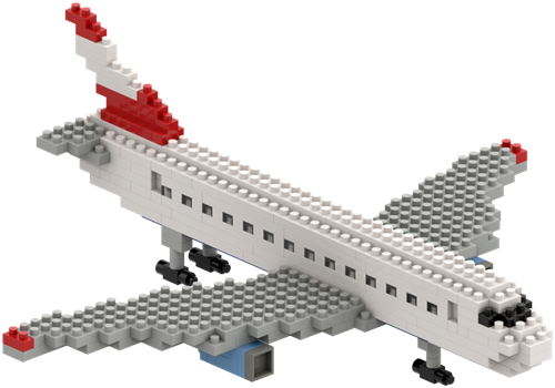 BRIXIES Vliegtuig - 246 st