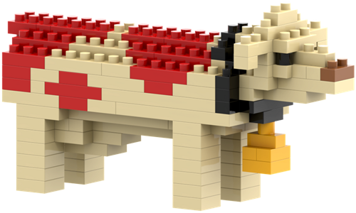 BRIXIES Zwitserse Koe - 142 st