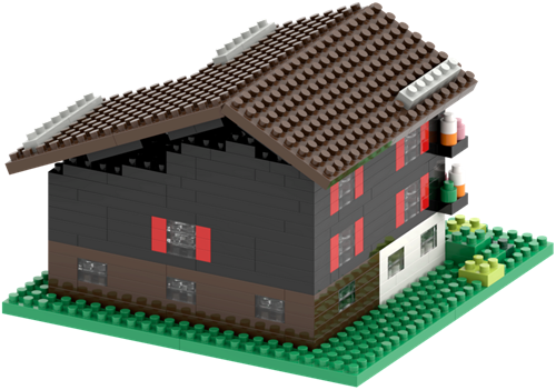 BRIXIES Zwitserse Chalet - 441 st-2