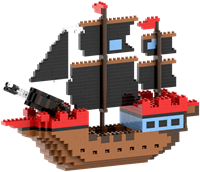 BRIXIES Piratenschip - 726 st