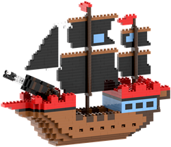 BRIXIES Piratenschip - 726 st