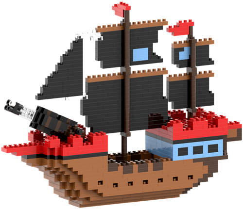 BRIXIES Piratenschip - 726 st