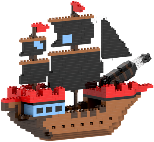 BRIXIES Piratenschip - 726 st-2
