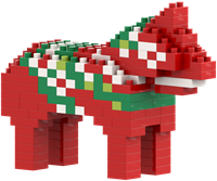 BRIXIES Dalahäst - 175 st