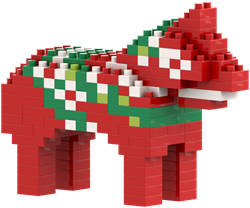 BRIXIES Dalahäst - 175 st