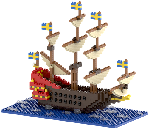 BRIXIES Vasa Schip - 650 st