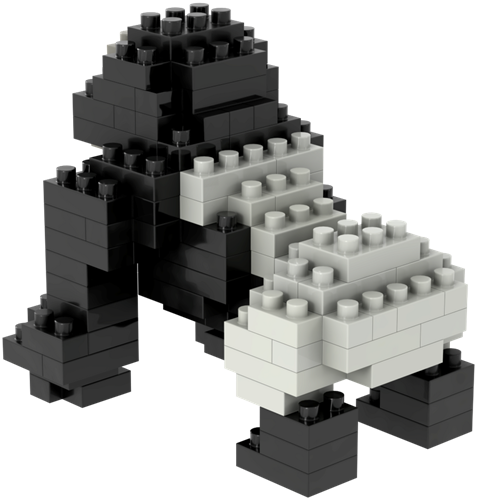 BRIXIES Zilverrug - 134 st-2