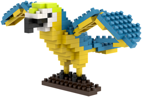 BRIXIES Papegaai - 163 st