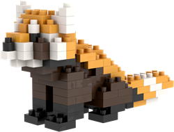 BRIXIES Rode Panda - 123 st