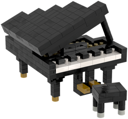 BRIXIES Vleugel zwart - 207 st