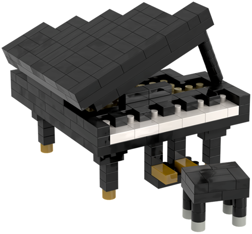 BRIXIES Vleugel zwart - 207 st