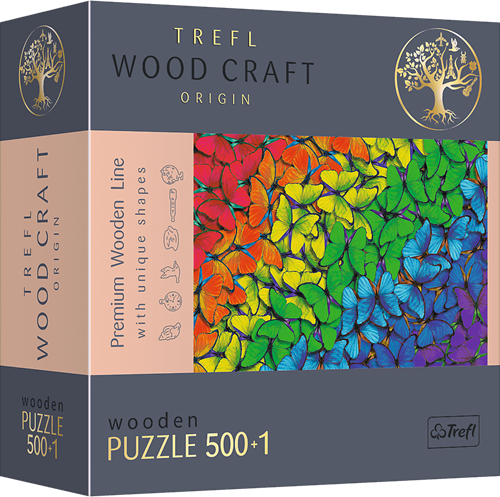 Trefl 500+1WP - Rainbow Butterflies