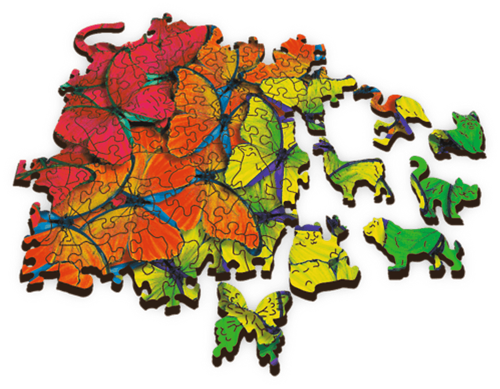 Trefl 500+1WP - Rainbow Butterflies-3
