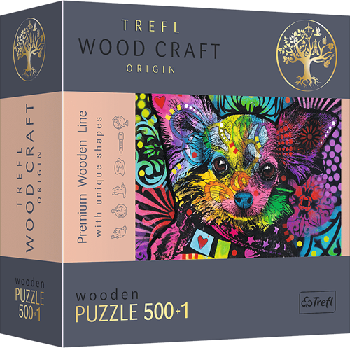 Trefl 500+1WP - Colorful Puppy