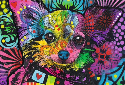 Trefl 500+1WP - Colorful Puppy-2
