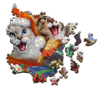 Trefl 500+1WP - Festive Cats-3