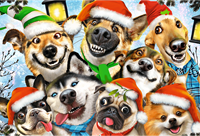 Trefl 500+1WP - Festive Dogs-2