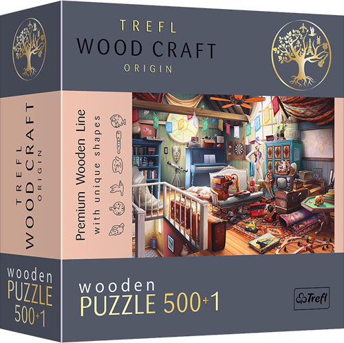 Trefl 500+1WP - Treasures in the Attic_FSC Mix 70%