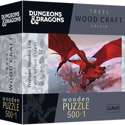 Trefl 500+1WP - Ancient Red Dragon / Hasbro Dungeons&Dragons