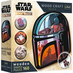 Trefl 160 Wooden Shaped Puzzles - The Mandalorian / Lucasfilm Star Wars The Mandalorian FSC Mix 70%