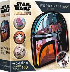 Trefl 160 Wooden Shaped Puzzles - The Mandalorian / Lucasfilm Star Wars The Mandalorian FSC Mix 70%
