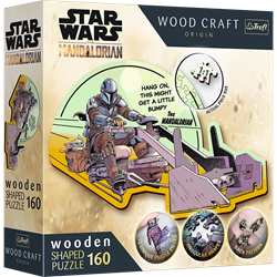Trefl 160 Wooden Shaped Puzzles - The Mandalorian - Reunite / Lucasfilm Star Wars The Mandalorian FSC Mix 70%